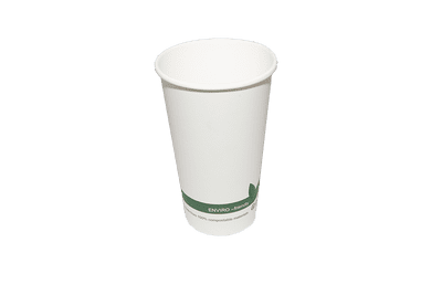 16oz PLA Compostable Hot Drink Cup 453ml 100/pack