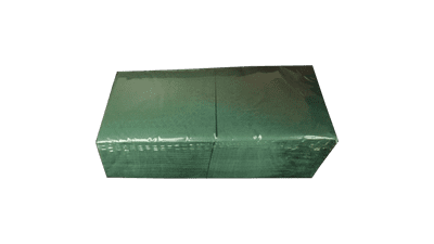 2 Ply Green Napkins 125/pack