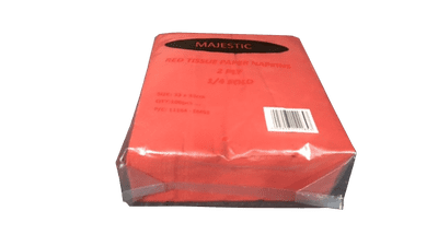 2 Ply Red Napkins 100/pack
