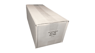 57mm x 70mm Thermal Till Rolls 20 rolls/box