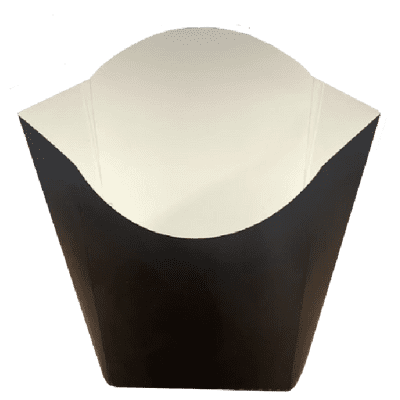 Black Cardboard Chip Scoop Large 100/pack