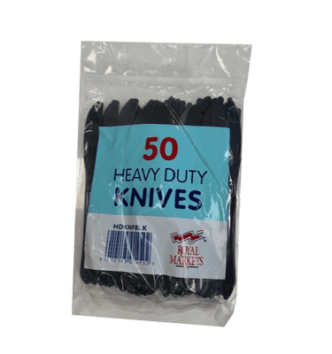 Black Plastic Knifes 1000/box