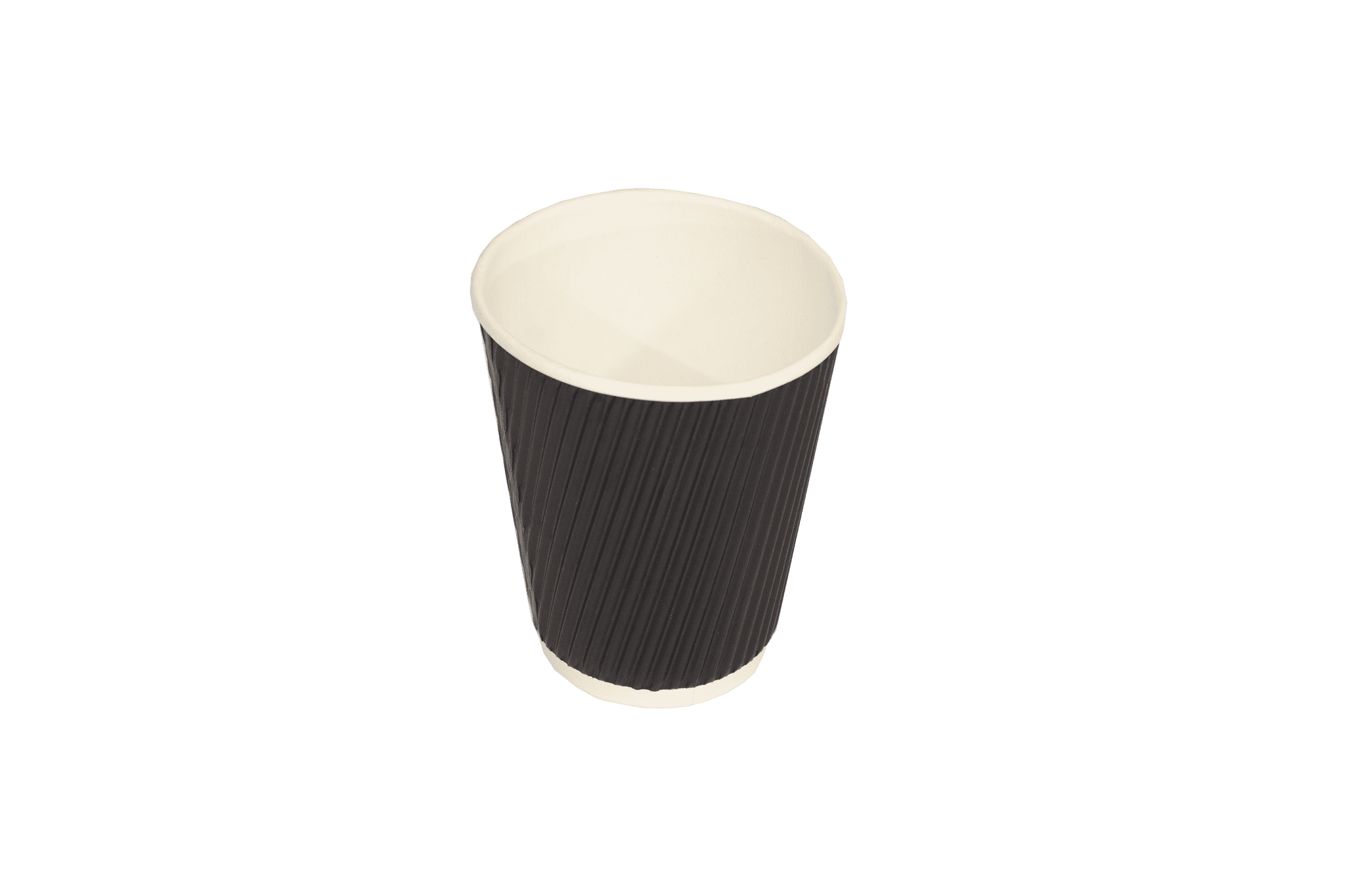 Black Ripple Double Walled Cup 8oz 100/pack