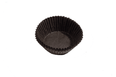 Chocolate Glassine Bun Cases 44mm x 25mm 1280/pack