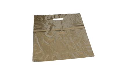 Gold Polythene Carrier bags 15