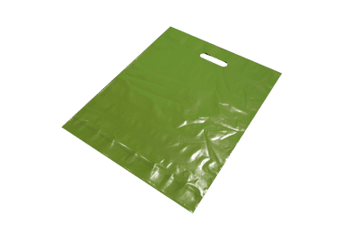 Harrods Green Polythene Carrier Bags 15