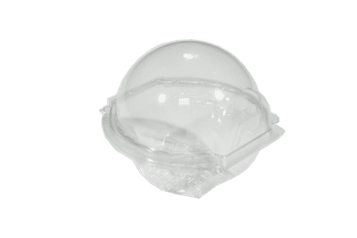 Large Hinged Muffin Pod Clear 100/pack