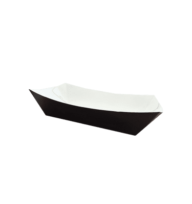 Large Meal Tray Black 100/pack