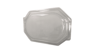 Large Octagonal Platter Base (Clear) 50/box