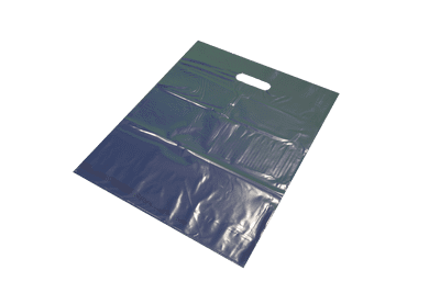 Navy Blue Polythene Carrier Bags 15
