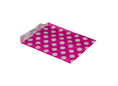 Pink & White Polka Dot Paper Bags 5