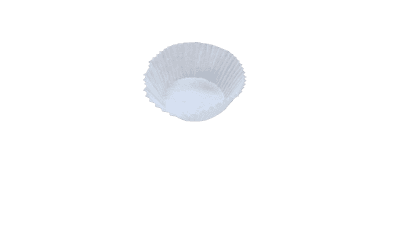 Plain 50 x 28mm Greaseproof Round Cake Case 1000/pack