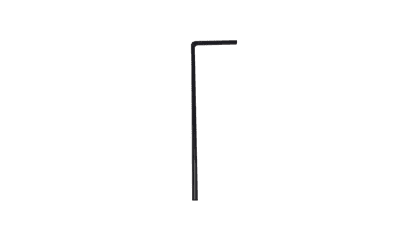 Plastic Flexible Black Straw 200mm x 5mm 250/box