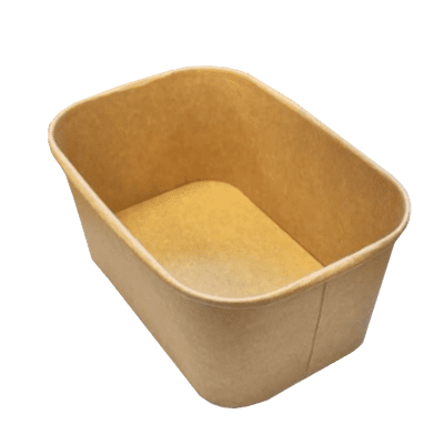 Rectangular Kraft Food Bowls 1000ml 300/box