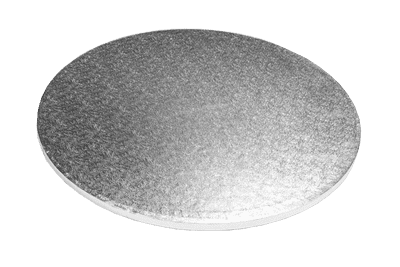 Round Silver Cake Drum 18
