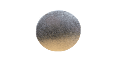 Round Silver Cake Drum 9