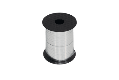 Silver Curling Ribbon 250m/roll