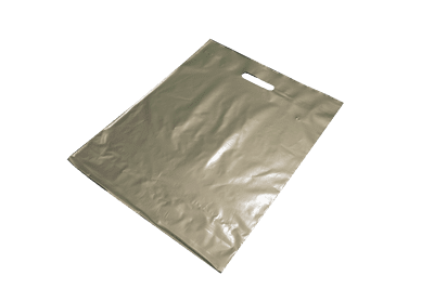 Silver Polythene Carrier Bags 15