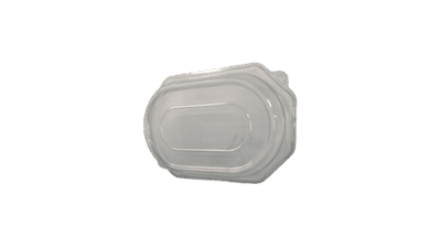 Small Octagonal Clear Platter Lid 100/box