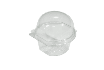 Standard Hinged Muffin Pod Clear 100/pack