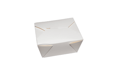 White No 1 Food Box 100/pack