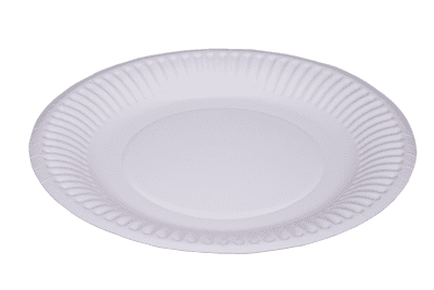 White Paper Plate 7
