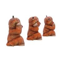 Three Wise Highland Cows Ornaments | Nemesis Now Shop Deal Kent