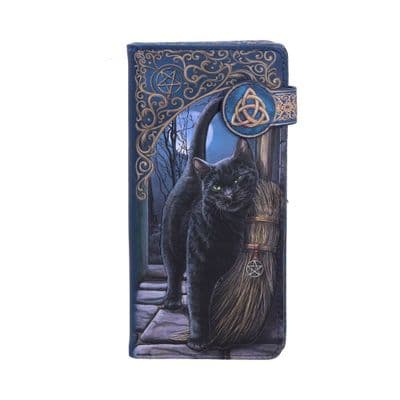 A Brush With Magick Black Cat Embossed Purse