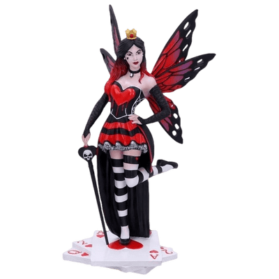 Alice In Wonderland Queen Of Hearts Fairy Figurine