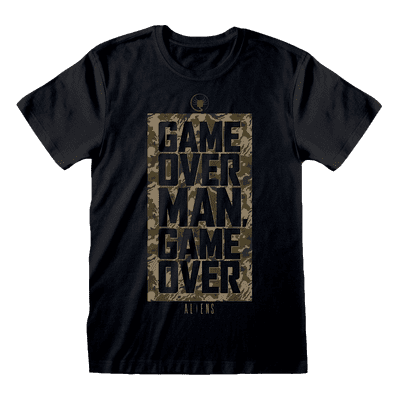 Aliens Game Over Man, Game Over Mens T Shirt