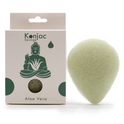 Aloe Vera Teardrop Konjac Sponge