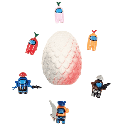 Among Us Inspired Bath Bomb With Among Us Themed Toy Inside