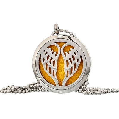 Angel Wings Aromatherapy Jewellery Necklace - 30mm