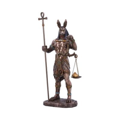 Anubis Ancient Egyptian Guardian Of Tombs Bronze Statue