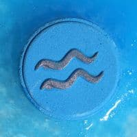 Aquarius Zodiac Sign Bath Bomb With Cosmic Horoscope | Astrology Bath Bombs