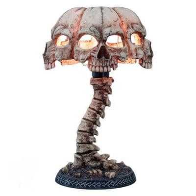 Atrocity Bone Skull and Spine Lamp