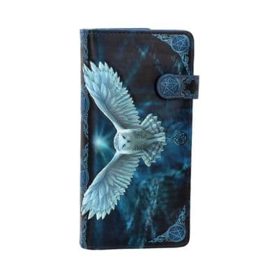 Awaken Your Magic Snowy Owl Embossed Purse