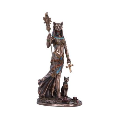 Bastet Ancient Egyptian Goddess Of Protection Bronze Statue