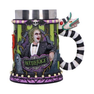Beetlejuice & Sandworm Ceramic Tankard
