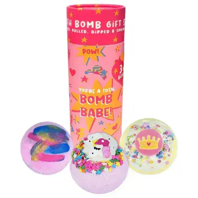 Bomb Babe Bath Bomb Tube Pamper Gift Pack