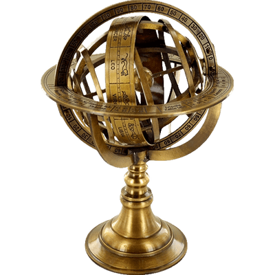 Brass Celestial Movement Armilliary Sphere