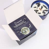Cancer Zodiac Star Sign Crystal Candle With Gemstone Bracelet | Soy Wax Candles Deal Kent