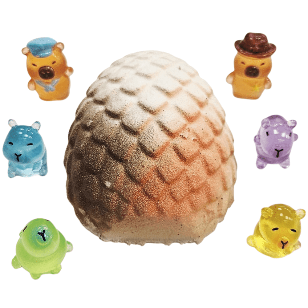 Capybara Surprise Toy Figure Inside Bath Bomb | Childrens Bath Bombs ...
