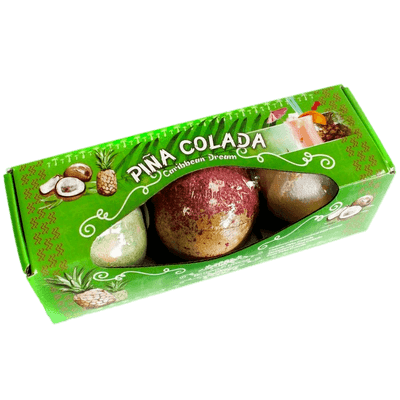 Caribbean Dream Pina Colada Cocktail Bath Bomb Gift Set