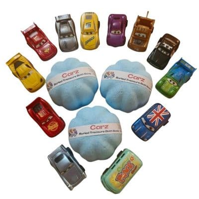 Carz Bath Bomb With Surprise Cars Themed Toy Inside