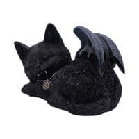 Cat Nap Black Vampire Cat Figurine
