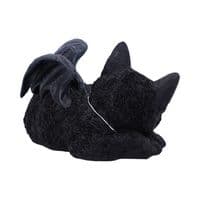 Cat Nap Black Vampire Cat Figurine