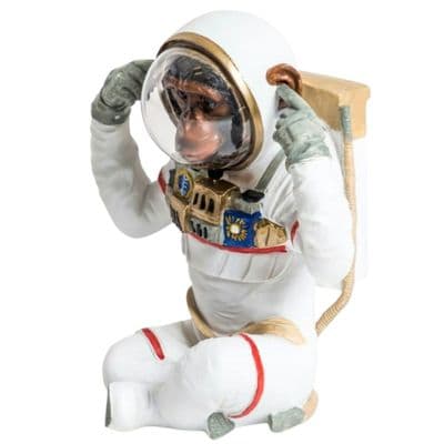Chimpanzee Astronaut Hear No Evil Ornament