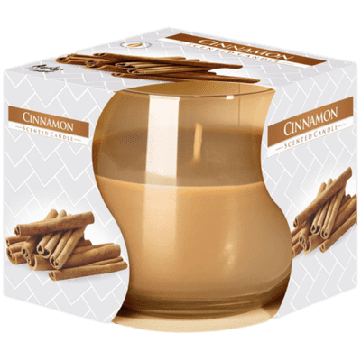 Cinnamon Scented Essential Oil Glass Jar Candle