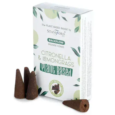 Citronella & Lemongrass Plant Based Backflow Incense Cones